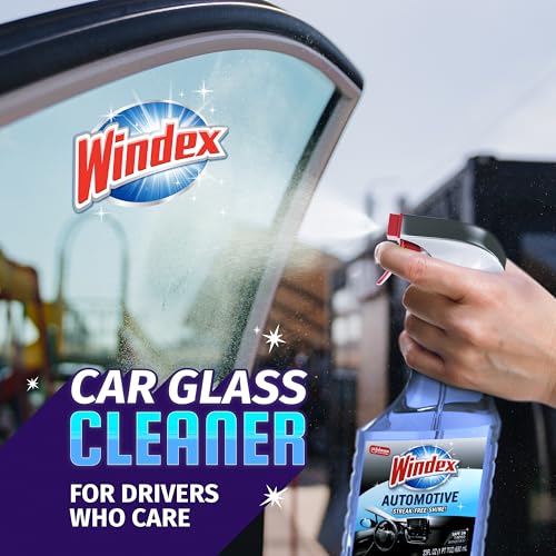 Windex Automotive Car Window and Glass Cleaner, Streak-Free Shine for Car Glass Exteriors, Tinted Windows, and Interior Electronics, 23 fl oz - size: 23 Fl Oz (Pack of 1)