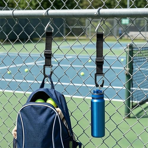 Purse Hook for Car, Safe Flat S-Shape Headrest Hooks for Car, 100 LBS Heavy Duty Car Seat Hooks, Multi-Use Car Bag Hooks & Sports Fence Hook for Bags (2 Pack) - style: DS1