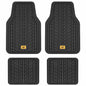 Cat® ToughTread™ Front & Rear Full Set of Floor Mats for Cars - All-Weather Heavy-Duty Trimmable Universal Fit Rubber Mat Truck & Car Accessories - Automotive Floor Mats for SUVs Car Interior - style: ToughTread Tire