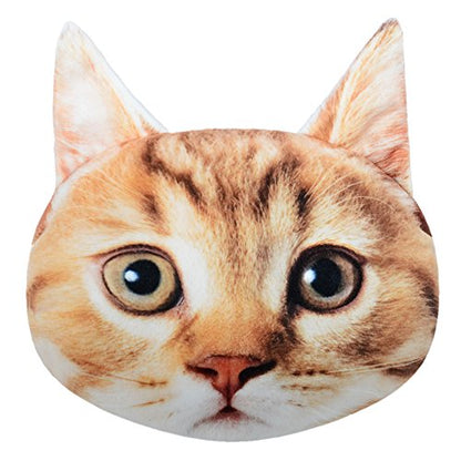 OiseauVoler Cute Car Neck Rest Pillow with Strap Comfortable Headrest Neck Pillows for Office Chair Travel Driving Cat - color: Cat