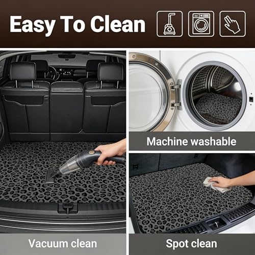 Car Trunk Mat - Universal Size 29" x 39", Leopard Print Pattern Cargo Liner, Car Accessory for SUVs/Sedan/Wagons, Durable Protective Mat, Trunk Liner for Families/Travel Enthusiasts - style: Leopard Print-8