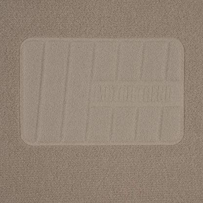 BDK Beige Heavy Duty Front & Rear Carpet Floor Mats Universal Liners for Car SUV Van & Truck, All Weather Protection with Anti-Slip Nibs, Fit Contours of Most Vehicles, MT-300-MB_carpvar