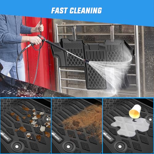 Nilight TPE Floor Mats for Dodge Ram Promaster 1500 2500 3500 2018 2019 2020 2021 2022 2023 2024 2025 All Weather Custom Fit Heavy Duty Floor Liners - color: 2018-2025 Ram Promaster