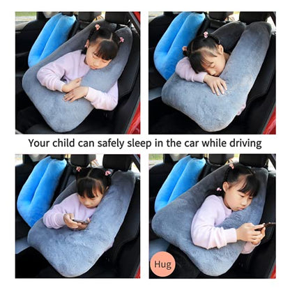 Travel Pillow Car Pillow Kid Car Sleeping The Sleeping Aid for Adults and Kids on Road Trips Kids Travel Pillow Emerald Green - color: A-emerald Green
