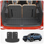 Cargo Mat Compatible with 2021-2025 2026 Kia Sorento Cargo Liner Trunk Mat Trunk Liner TPE All Weather Back Seat Cover Protector 2024 Sorento Accessories (Trunk Mat with Backrest Mat) - style: For Kia Sorento | 2021-2026
