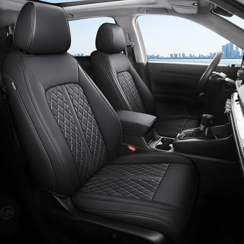 for Honda HRV Seat Covers 2016-2018 EX EX-L & 2016-2022 LX, Custom Fit Car Seat Cover Full Set, Luxury Leather HR-V Seat Protectors, Waterproof SUV Interior Cushions Accessories, Black - color: Black, size: 2016-2018 EX EX-L & 2016-2022 LX
