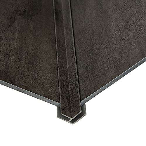 Palisade 94 in. Vinyl Trim Kit in Ashen Slate - color: Ashen Slate