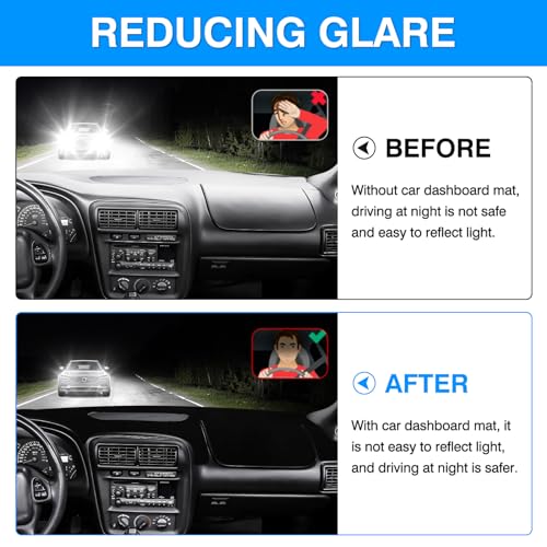 Autorder Dashboard Cover Mat for Chevy Chevrolet Camaro 1997 1998 1999 2000 2001 2002 Accessories Dash Cover Upgrade Velvet Dash Mat Sunshade Glare UV Rays Protector - size: 1997-2002 Camaro