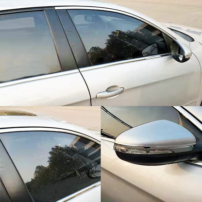 32Ft Automotive Car Exterior and Interior Molding Trim Universal Bumper Window Door Body Side and Household Furniture Surfaces Decorative Strip Scratch-Proof (5/16 inch (8mm), Chrome Silver)