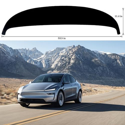 Flannel Dash Cover Pad For New Tesla Model Y Juniper 2025 2026 Dashboard Cover Mat [Anti-Glare and Sun Protection] Protector Dashboard Pad Dash Mat for Model Y Juniper Interior Accessories Black - size: Flannel for 2025 Model Y Dash Mat