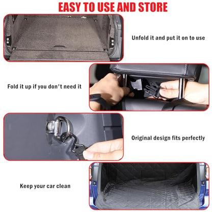 Yinanlutos Pet Dogs Trunk Cargo Liner Compatible with Subaru Crosstrek 2024 2025+ Waterproof Non-Slip Pet Cover Dogs Seat Mat Car Trunk Protector Accessories