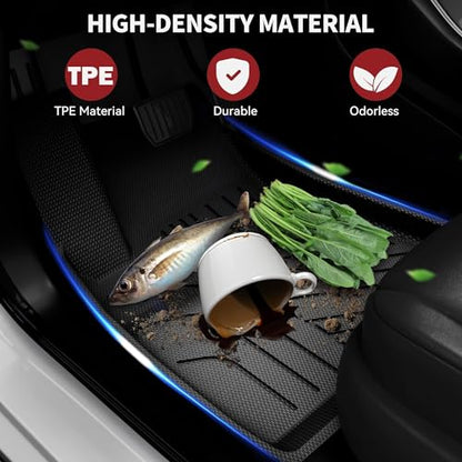 YITAMOTOR Tesla Model 3 Floor Mats Full Set Custom Fit 2020-2023 All-Weather Cargo Liners Rear Cargo Tray Trunk Floor Mat Interior Accessories, Black - style: 2020-2023 Model 3 Floor Mats-6Pcs
