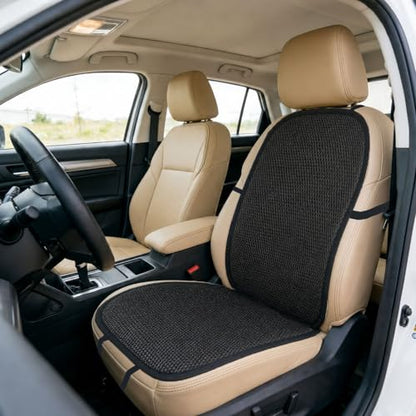acdiac Summer Cool 3D Air Mesh Breathable Vented Car Seat Cushion Pad Set,Universal Auto Back Cooling Ventilated Seat Cover for Car SUV Truck Van Pickup (Black, 1 Pack seat pad +1 Pack Back Cushion) - size: 1 pack seat pad +1 pack back cushion