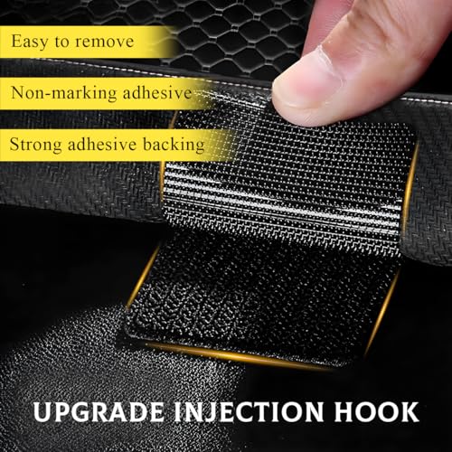 30 PCS Hook and Loop Strips with Adhesive, 2"×2" Car Mats Self-Adhesive Tape Strip, Multi-Purpose Non-Slip Double Sided Snap Fastening Tape, Fixing Tape for Sofa Carpet - color: 30 PCS