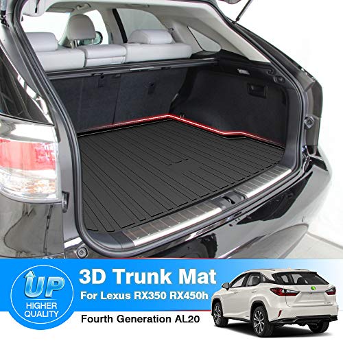 Powerty Fit for Trunk Mat Lexus RX350 RX450h 2016 2017 2018 2019 2020 2021 2022 All Weather TPO Rear Cargo Liner (Not for RX350 L or RX450h L) - size: Cargo Mat｜For｜16-22｜Lexus RX350 RX450h