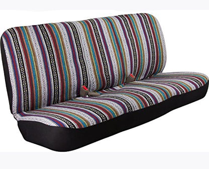 West Coast Auto Universal Baja Saddle Blanket Bench Full Size Seat Cover Fits Ford, Chevrolet, Dodge, and Full Size Pickup Trucks (National) - color: National