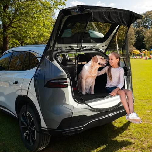 Car Camping Tailgate Mesh Screen for SUV, Mini Van, Great for Ventilation and Mosquito Prevention Car Camping Accessories - size: Full Wrap Tailgate Nets