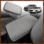 Center Console Cover Compatible with 23 24 2025 2026 Honda CR-V Accessories CRV Hybrid LX EX EX-L Sport Touring Armrest Cover Lid Cushion Protector Vegan Leather Extra Soft(Gray/Gray Trim)