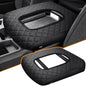 Center Console Cover Fit for Chevy Silverado 2019-2025 Jump Seat Console, Car Armrest Seat Box Cover (ONLY for Split Bench Jump Seat Console)