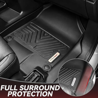 YITAMOTOR Floor Liner and Cargo Mats Fit for Honda Odyssey 2018-2026 Mini Passenger Van, All Weather TPE Car Floor Liners,Durable Anti-Slip Accessories, 1st & 2nd & 3rd Row & Cargo Liner, Black - style: 18-26 Honda Odyssey 1st &2nd &3rd &Cargo Liner