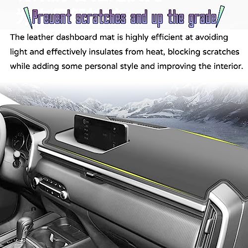 Custom Interior Accessories for Mazda CX-50 CX50 2023 2024 2025 Leather Center Console Cover Dashboard Cover Dash Cover Mat Protecter Sunshade Pad (Without HUD)