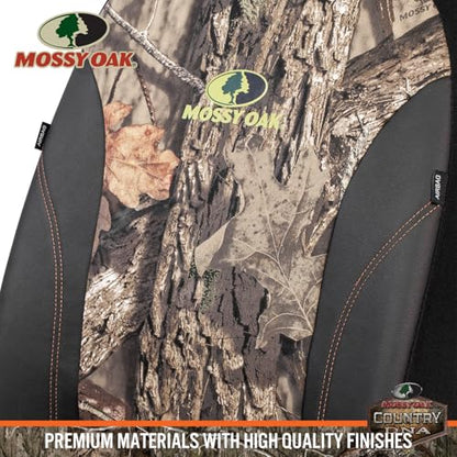 Mossy Oak Front Camo Seat Covers Low Back - Made with Premium PVC & Canvas Fabric, Airbag Compatible, Universial Fit Most Bucket Seats - Official Licensed Product - size: PVC & Canvas Low Back Front Seat Covers