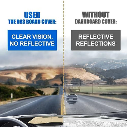 X AUTOHAUX Polyester Dashboard Cover Mat Protector Non Slip Mat Carpet Replacement for Subaru Legacy Outback 2005-2009