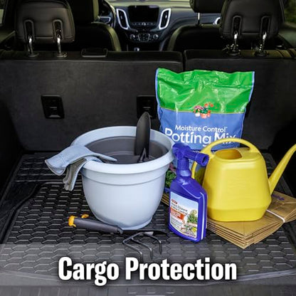 Armor All Heavy-Duty Cargo Mat, Universal Fit Mat for Cars, Trucks, SUVs — Black - color: Black, style: Cargo Mat