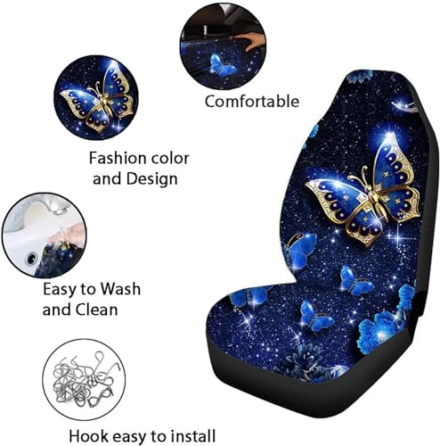 Howilath Brown Leopard Dog Paw Print 4 Pieces Car Seat Covers Full Set Auto Interior Accessories Universal Fit for Most Cars Trucks Suvs Vans - color: Leopard Puppy Footprint Design