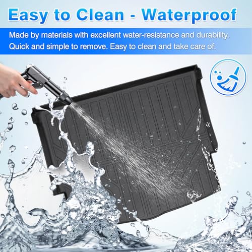 Cargo Mat for Nissan Rogue S | SV | SL 2021-2025 2026 (No Sport Model) Cargo Liner TPE All Weather Trunk Mat for Nissan Rogue Accessories - size: 5)Nissan Rogue 2021-2026 (No Sport Model)