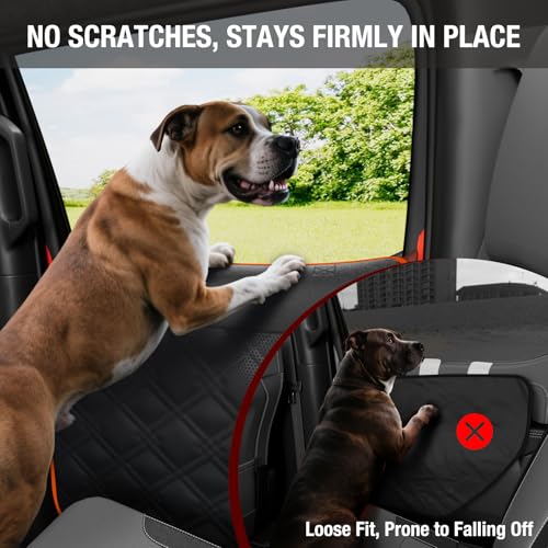 Dog car Door Protector: 20% Larger Designed Dog for Trucks & Large SUVs, 2 Packs [Left + Right] Thickened Waterproof Car Door Protector from Dog Scratching - size: Fit for Large SUV and Trucks