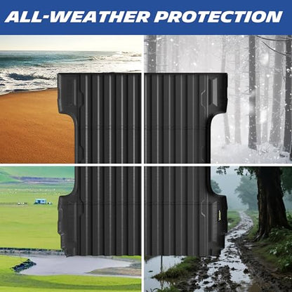 MICHELIN Truck Bed Mat for 2007-2018 Chevy Silverado/GMC Sierra 1500 5.8 FT / 69.3" (2007 New Body Only), All-Weather Truck Bed Liner, Custom Fit, Durable TPE Bedliner, Non-Slip - size: 2) Silverado/Sierra 1500 | 07-18 | 5.8 FT