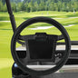 Golf Cart Steering Wheel Covers,13.5 to 14" Golf Cart Steering Wheel Cover Universal for Yamaha,EZGO TXT & RXV,Club Car DS & Precedent, Leather Comfortable, Non-Slip, Wear-Resistant (Black) - color: black
