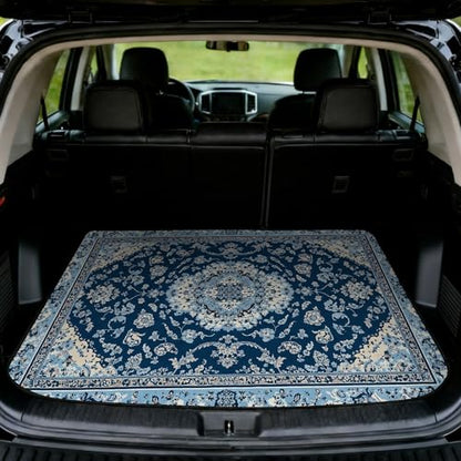 Car Trunk Mat - Universal Size 29" x 39", Bohemian Style Cargo Liner, Car Accessory for SUVs/Sedan/Wagons, Durable Protective Mat, Trunk Liner for Families/Travel Enthusiasts - style: Bohemian style-9
