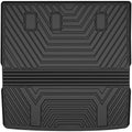 YITAMOTOR Cargo Trunk Liner Compatible with 2023-2025 Honda Pilot, Cargo Mat with Backrest Mat Behind 3rd Row Back Seat Protector, All Weather Custom Fit Black Cargo Mats - style: 2023-2025 Pilot CargoMats with Backrest Mat