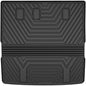 YITAMOTOR Cargo Trunk Liner Compatible with 2023-2025 Honda Pilot, Cargo Mat with Backrest Mat Behind 3rd Row Back Seat Protector, All Weather Custom Fit Black Cargo Mats - style: 2023-2025 Pilot CargoMats with Backrest Mat