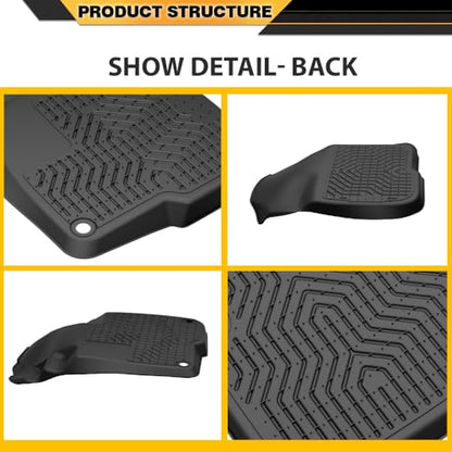 G-PLUS TPE Cargo Liners,Fit for Honda CR-V 2017-2022,Fit Honda CR-V Hybrid 2017-2022,Floor Liner Front & 2nd Row,All Weather Full Cover Protection,alfombras para carro - size: Fit Honda CRV 2017-2022 | 3PCS