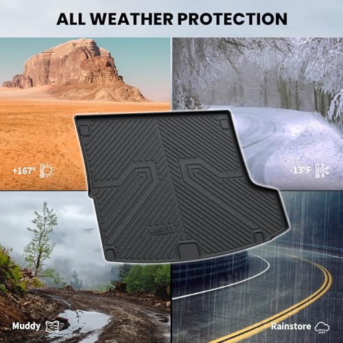 LASFIT Cargo Liner for Acura RDX 2019-2026 Cargo Mat All Weather TPE Trunk Floor Mat Custom Fit for Acura RDX Cargo Tray Non-Slip Rear Trunk Liner, Black - size: 2019-2026 | For Acura Rdx | Cargo Mat