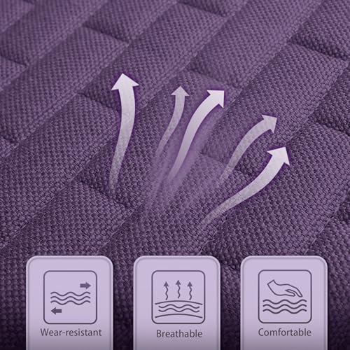 Dark Pruple Car Seat Covers Front Seats,2 Pack Seat Covers for Cars Truck SUV,Front Seat Covers with Storage Pocket(Dark Pruple-Front Seat) - color: Dark Purple-Front Seat