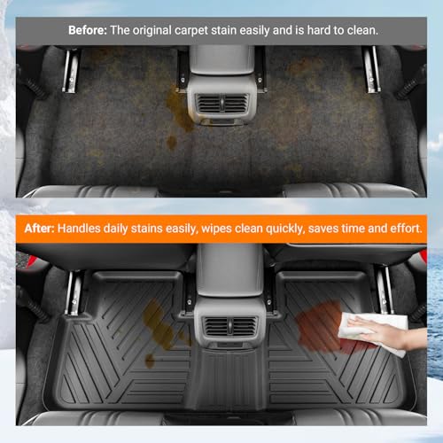 powoq Floor Mats Compatible with 2023-2026 Honda HRV Trunk Mat Cargo Liner Floor Liner Backrest Mat TPE Replacement for 2023-2026 Honda HRV Accessories (Trunk Mat+Backrest Mats+Floor mats) - size: Compatible with Honda HRV | 2023-2026