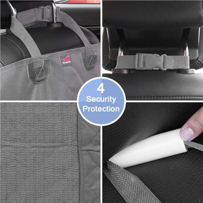 HONEST OUTFITTERS Dog Car Seat Cover 2 Pack, Waterproof Front Seat Car Cover for Cars, Trucks, and Suvs, Pet Front Cover for Cars, Nonslip Dog Seat Cover Grey - color: Grey-2pcs