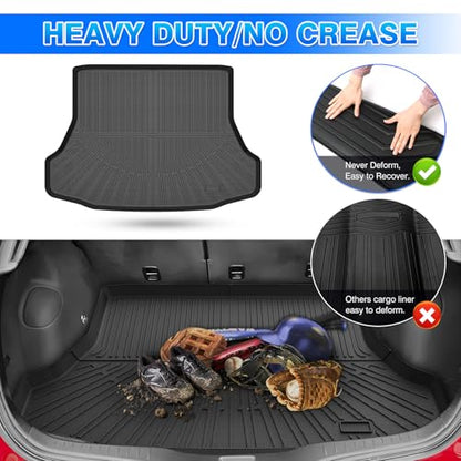Civic Cargo Liner - Trunk Mat for Honda Civic 2006-2011, All Weather Cargo Mat for Civic Accessories, Heavy Duty Car Mats, Car Accessories - size: 1)Honda Civic 2006-2011