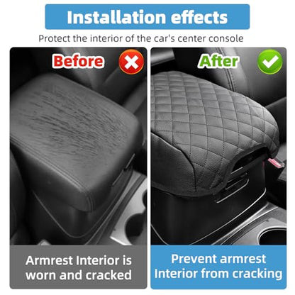 Center Console Armrest Cover for Toyota 4Runner 2010-2023 2024 Fully Covered Anti-Scratch Protector Interior Accessories - size: Compatible with 4Runner 2010-2024