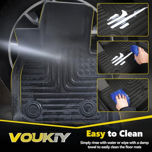 All Weather Car Floor Mats & Cargo Liner Set Fit for Nissan Murano 2017.5-2024 All Weather Protection TPE Automobile Floor Liners Trunk Mats Full Custom Set Accessories - style: 4)For Nissan Murano 2017.5-2024 Full Set
