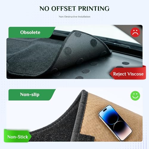 Dash Cover, Anti-Glare, Sun Protection, Dustproof, UV-Proof, Dashboard Covers, Interior Car Accessorie Fit for 2017-2022 KI-A Sportage (QL Body Code) (Fits Vehicle Without HUD Models), Black - color: Black, size: Fit for 2017-2022 KI-A Sportage