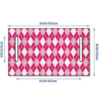 Golf Cart Seat Covers Golf Cart Seat Towel Blanket Group - color: Pink Diamond Grid
