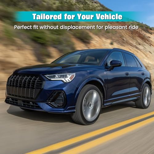 FREEMOTOR802 All Weather Car Floor Mats Fits 2019-2025 Audi Q3, 3D Molded Black TPE Custom Carpets Liner Protector Cover Pad 1st 2nd Row Front Rear Protection 3PCS