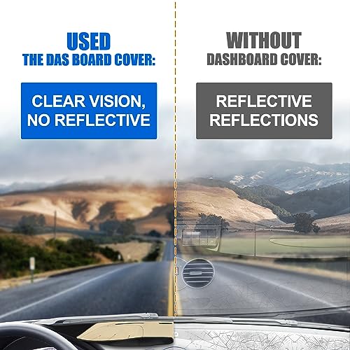 X AUTOHAUX Car Dashboard Cover for Hyundai Sonata 2011 2012 2013 2014 Nonslip Dash Carpet Dash Guard - color: Black