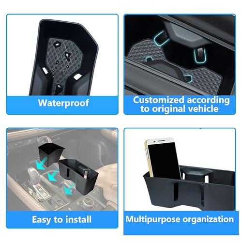 2PCS Center Console Cup Holder Inserts for 2024 2025 2026 Toyota Grand Highlander Accessories TPE Cup Holder Protector Drink Holder Coaster Liner for Grand Highlander Interior Black - size: for Grand Highlander 2024-2026