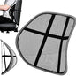 Breathable & Cool Mesh Support | Lumbar Support Cushion Seat Back Muscle Car Home Office Chair Pain Relief Travel Lumbar Mesh Supporter